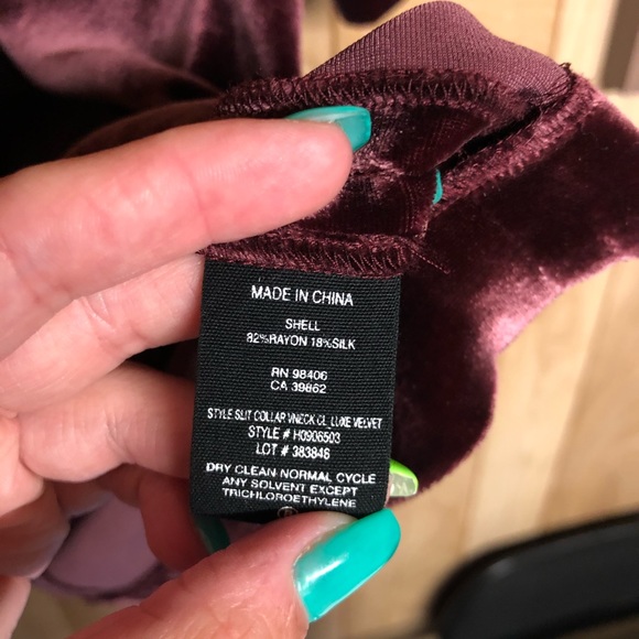 THEORY / Split Collar V Neck S - Picture 4 of 6